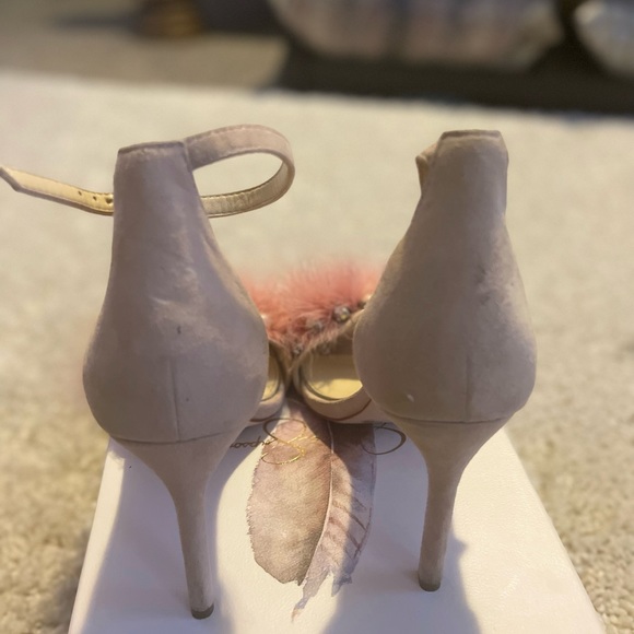 Jessica Simpson Jolinda Lux Feather High-heel sandal - Picture 9 of 13